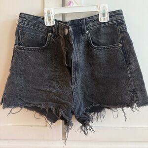 Zara dark jean shorts